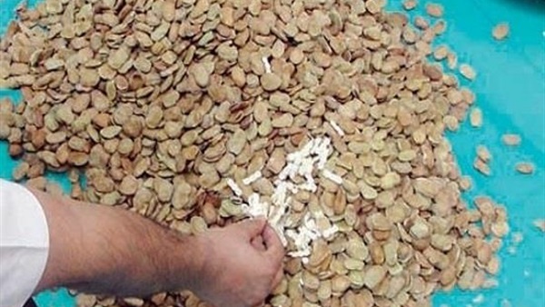 ضبط 80 طن فول مجهول المصدر بالساحل ضبط 80 طن فول مجهول المصدر بالساحل