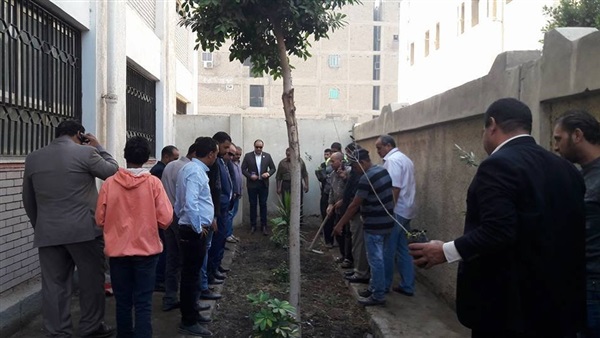 انطلاق حملة تشجير دار السلام من مدرسة «عبد الناصر» انطلاق حملة تشجير دار السلام من مدرسة «عبد الناصر»