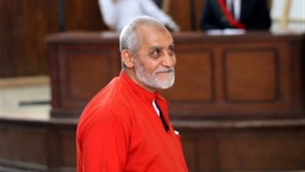 تأجيل إعادة محاكمة بديع وآخرين فى أحداث «البحر الأعظم» لـ 24 نوفمبر تأجيل إعادة محاكمة بديع وآخرين فى أحداث «البحر الأعظم» لـ 24 نوفمبر