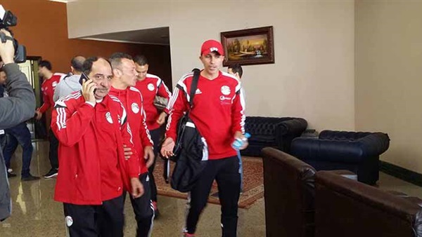 المنتخب المصري يتجه إلى ملعب برج العرب