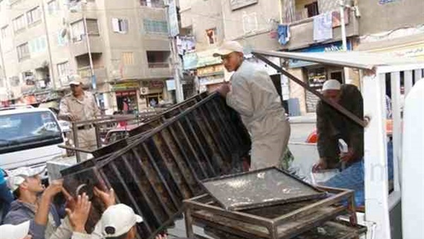 تحرير 119 محضرا للباعة الجائلين في حملة مكبرة بالإسكندرية 