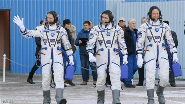 انطلاق 3 رواد إلى محطة الفضاء الدولية