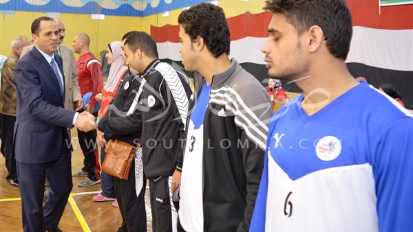 افتتاح دوري كرة الهدف لطلاب المكفوفين بجامعة دمنهور‎ (صور)