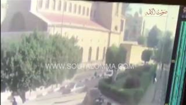 ننشر فيديو دخول الإرهابي شفيق «الكنيسة البطرسية»