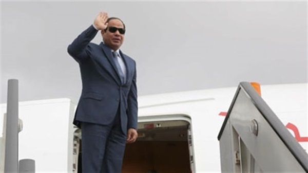 السيسي يغادر مطار القاهرة متوجها إلى أوغندا