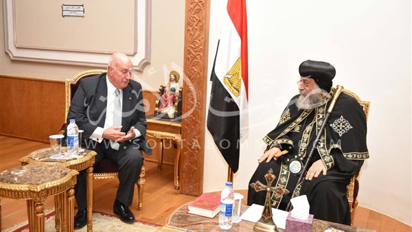 سفير «فرسان مالطة» بمصر يعزي البابا في شهداء البطرسية سفير «فرسان مالطة» بمصر يعزي البابا في شهداء البطرسية