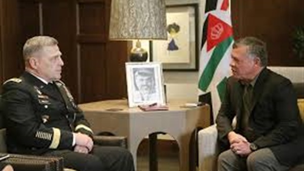 ملك الأردن يبحث مع رئيس أركان الجيش الأمريكي تحديات الإرهاب بالمنطقة ملك الأردن يبحث مع رئيس أركان الجيش الأمريكي تحديات الإرهاب بالمنطقة