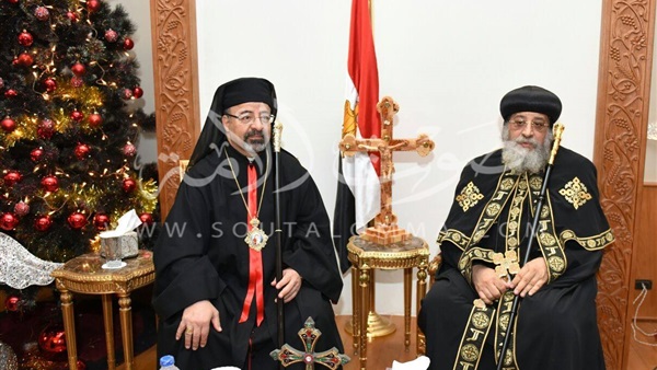 «بطريرك الكاثوليك» يزور البابا تواضروس لتهنئته بأعياد الميلاد (صور) «بطريرك الكاثوليك» يزور البابا تواضروس لتهنئته بأعياد الميلاد (صور)