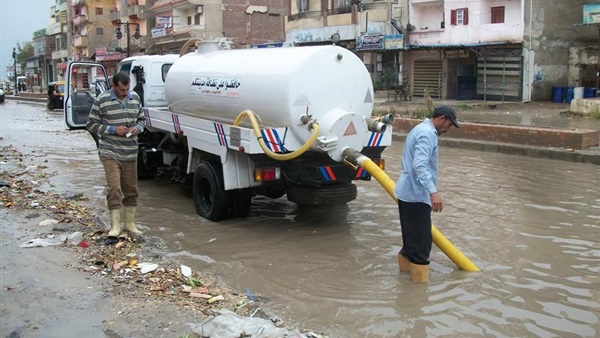 رفع حالات الطوارئ لموجهة هطول الأمطار بكفر الشيخ‎ 