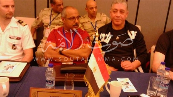 منتخب مصر العسكري يعقد مؤتمر فني (صور)