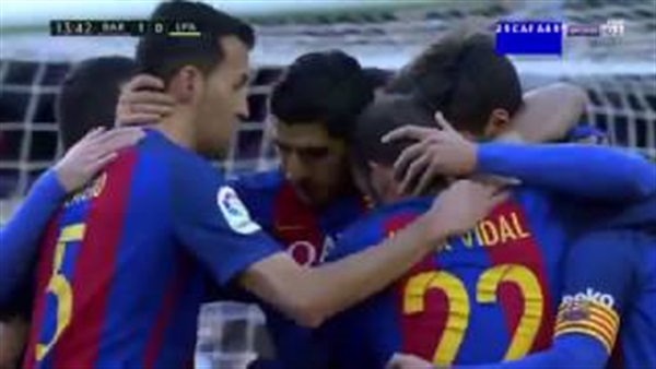برشلونة يفوز على لاس بالماس بخماسية في «الليجا» (فيديو) برشلونة يفوز على لاس بالماس بخماسية في «الليجا» (فيديو)