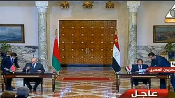 توقيع اتفاقيات بين مصر وبيلاروسيا (بث مباشر)