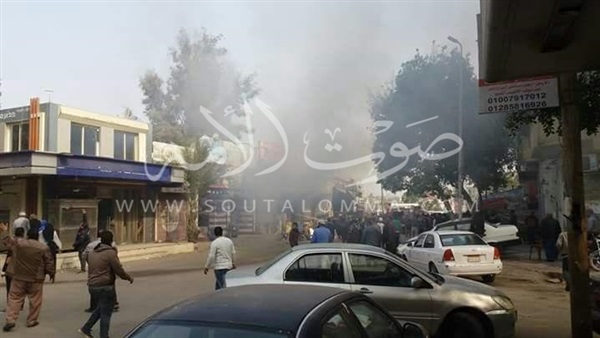 حريق بفرن إفرنجى في حي الأربعين بالسويس