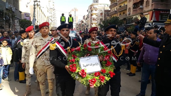 جنازة عسكرية لشهيد «النقب» بالورديان في الإسكندرية