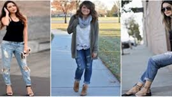 الجينز الرث لإطلالة جريئة