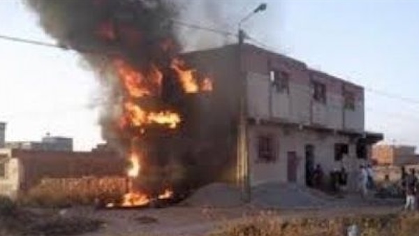 انفجار أسطوانة غاز يتسبب في انهيار جزئي لمنزل بسوهاج