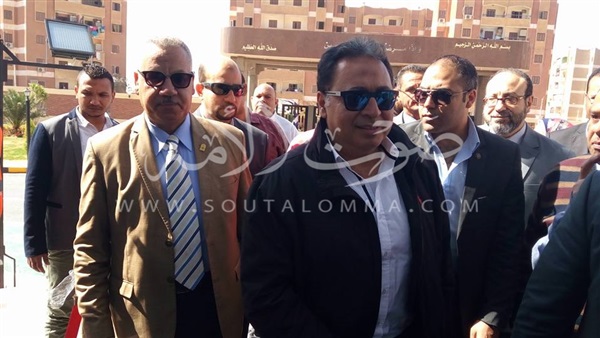 وزير الصحة يصل مستشفى أسوان العام تمهيدا لافتتاحها وزير الصحة يصل مستشفى أسوان العام تمهيدا لافتتاحها