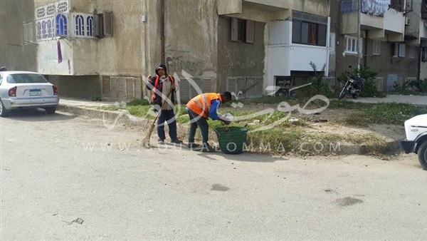 حملة نظافة مكبرة في شوارع بورفؤاد (صور)