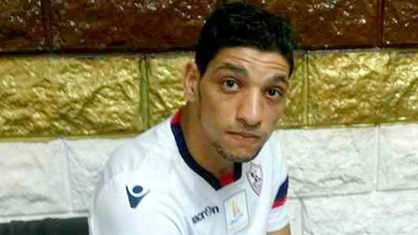 محمد مسعد لاعب الزمالك يخوض تدريبات تأهيلية