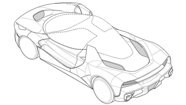 «فيراري» تسجل براءة إختراع غامضة لسيارة جديدة 
