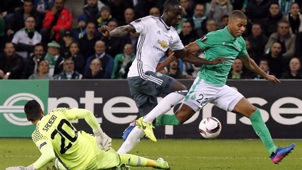 مانشيستر يونايتيد يفوز على سانت ايتيان 1/0 فى إياب دور الـ 32 بالدورى الأوروبى  