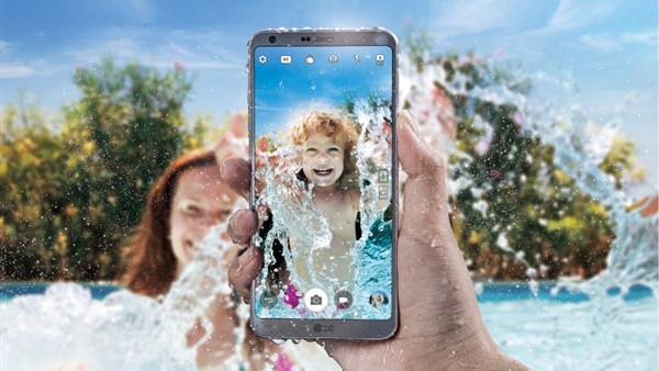 هاتف أل جى الجديد G6 مقاوم للماء والغبار