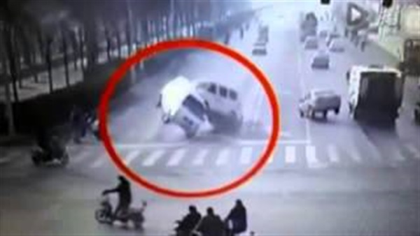 بالفيديو .. أغرب حادث مروري في الصين بسبب «الأشباح»