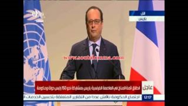 بالفيديو.. كلمة الرئيس الفرنسي في قمة التغيرات المناخية
