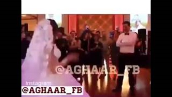 بالفيديو.. وصلة رقص لعروس تصيب زوجها بصدمة