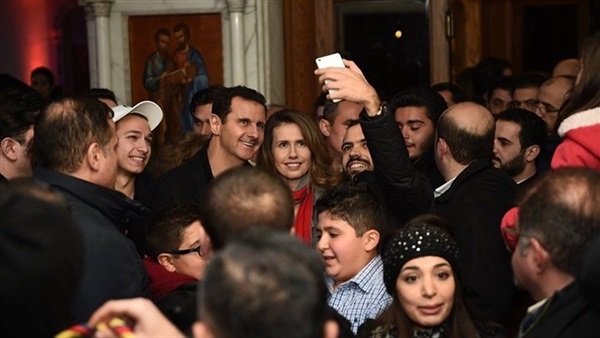 بالفيديو.. بشار الأسد يحتفل بالـ«كريسماس» فى دمشق بالفيديو.. بشار الأسد يحتفل بالـ«كريسماس» فى دمشق