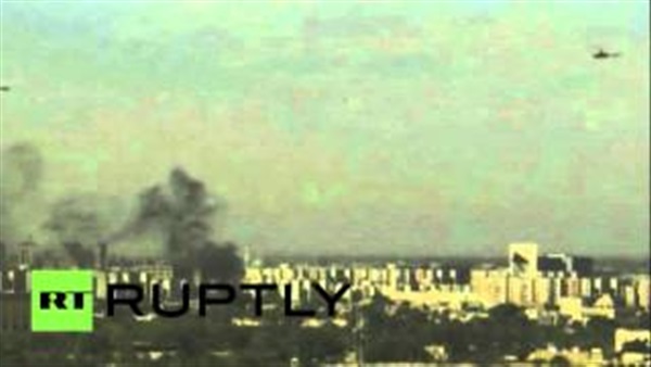 بالفيديو.. سقوط قذيفة قرب السفارة السعودية في بغداد بالفيديو.. سقوط قذيفة قرب السفارة السعودية في بغداد
