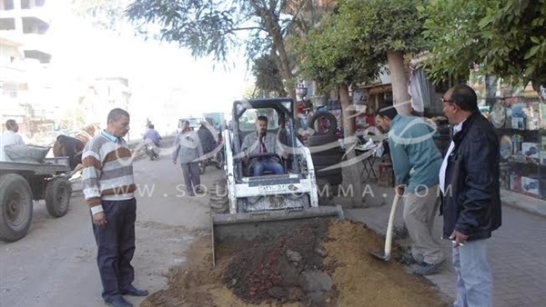 بالصور.. خطة لتطوير شوارع الباجور بالمنوفية