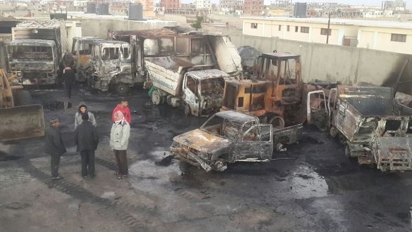 النيابة تحقق في حريق شركة النظافة بالعريش النيابة تحقق في حريق شركة النظافة بالعريش