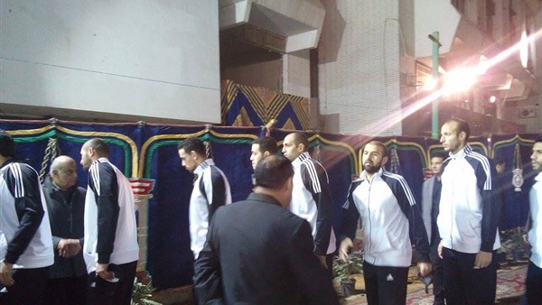 فريق «سلة الزمالك» يعزي حازم إمام فريق «سلة الزمالك» يعزي حازم إمام