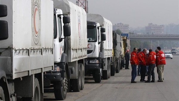 قافلة مساعدات جديدة تغادر دمشق إلى «مضايا» المحاصرة