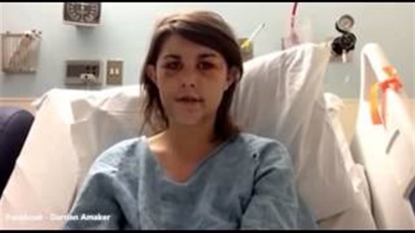 بالفيديو.. ضرب أمريكية 10 ساعات على يد حبيبها