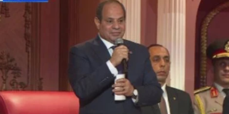 الرئيس السيسي: لم نظلم ولم نتعد على حقوق الآخرين