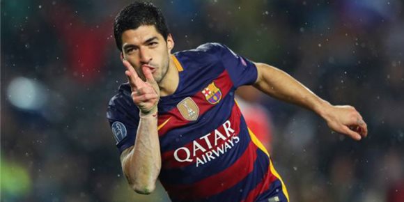 سواريز في طريقه للمباراة الـ100 في الليجا مع برشلونة «إنفوجراف»