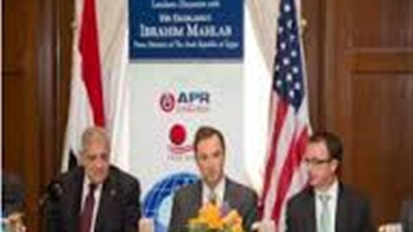 "ابراهيم محلب": يحضر منتدى مجلس الأعمال للتفاهم الدولي   