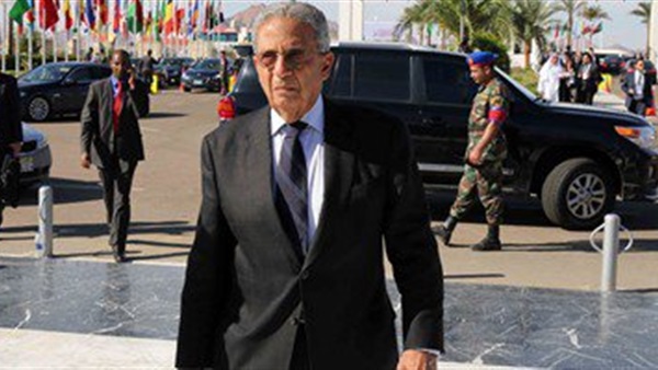 عمرو موسى: القضية الفلسطينية أساس إعادة البناء السياسى للشرق الأوسط   