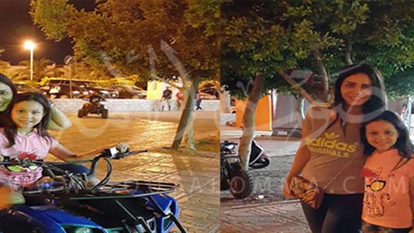 شاهد .. الشبه الكبير بين ايناس عزالدين و ابنتها نغم   