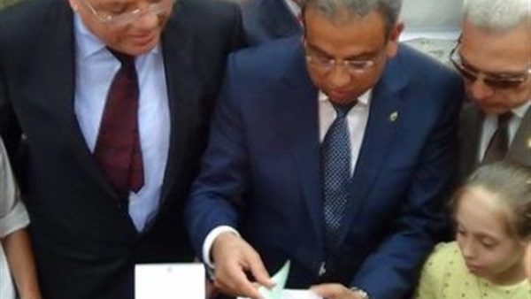 «نجم» يفتتح مكتب بريد الشهيد  «سيد فوزي» ببورسعيد 
