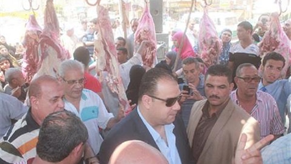 محافظ الفيوم :يتفقد منافذ بيع اللحوم  البلدية المدعمة  