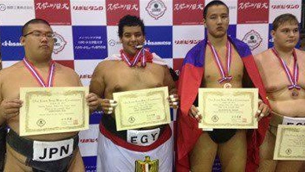 "السومو" يحقق المركز الثانى ببطولة العالم في اليابان 
