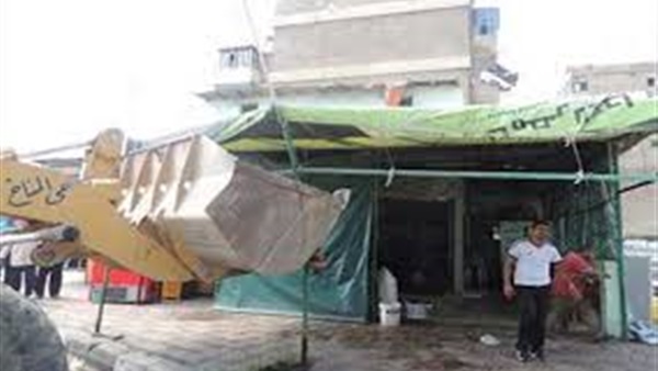 حى عين شمس يشن حملة  لرفع الاشغالات 