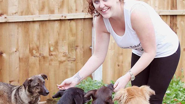 سيدة تدير مخبزا للكلاب في بريطانيا  