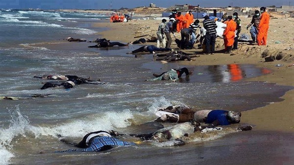 مصرع 50 من المهاجرين غير الشرعيين  قبالة السواحل الليبية 