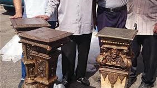 ضبط ست قطع اثرية  بميناء دمياط 