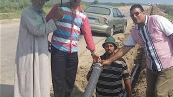 توصيل مياه الشرب لجمعية العبور  بجنوب بورسعيد  