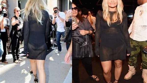 عضوة تحكيم«إكس فاكتور» تخطف الأضواء بفستان شفاف  